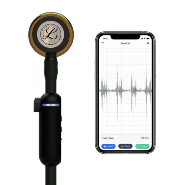 3M™ Littmann® CORE Digital - Black tube & High polish copper chest piece 8870